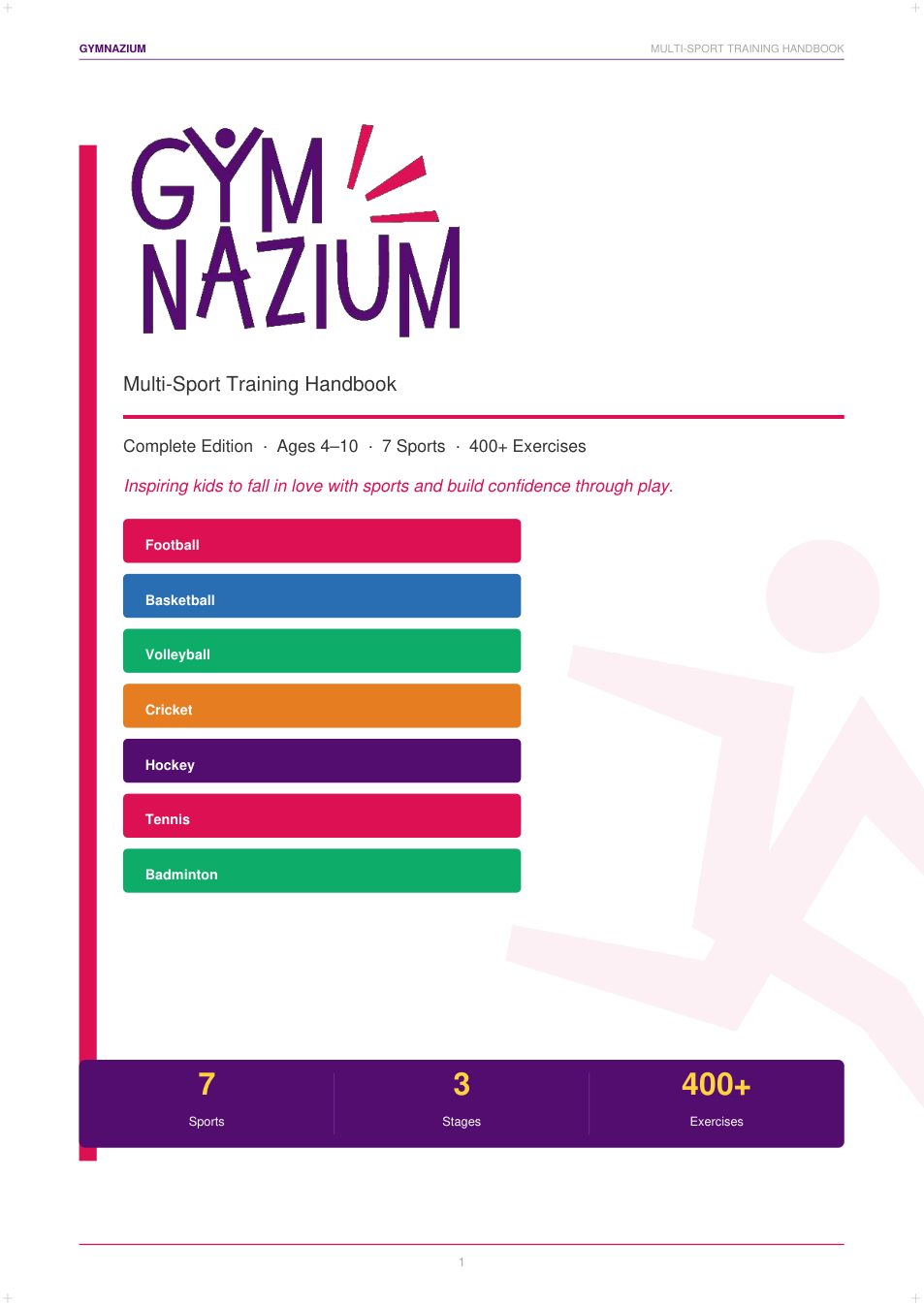 Gymnazium handbook cover